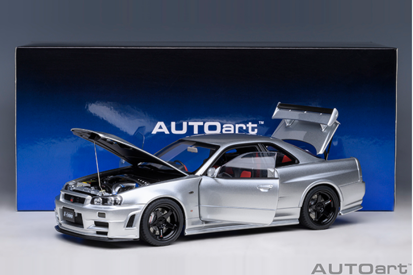 AUTOart 1:18 Nissan Skyline GT-R (R34) NISMO Z-Tune in Silver