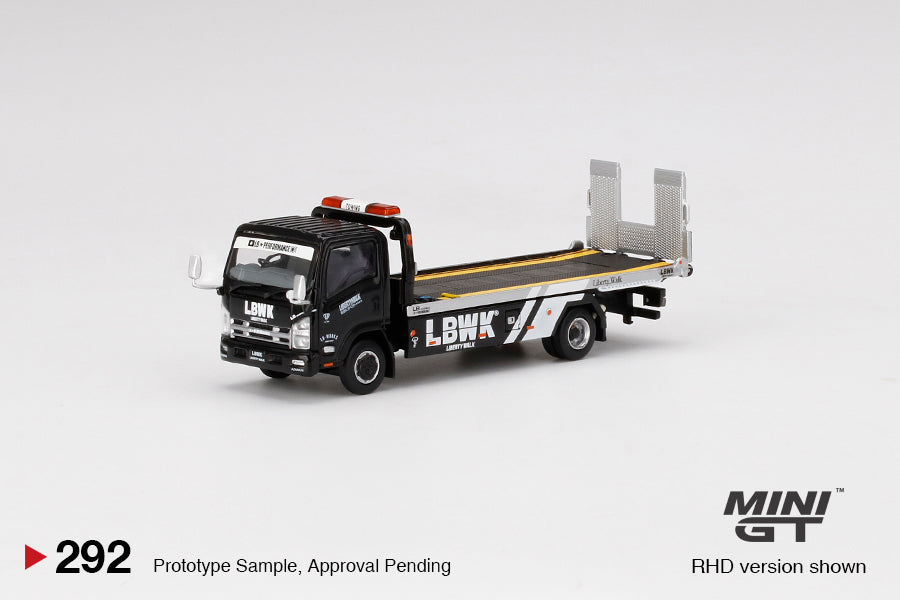 PREORDER* MINIGT 1:64 Isuzu N-Series Vehicle Transporter LBWK