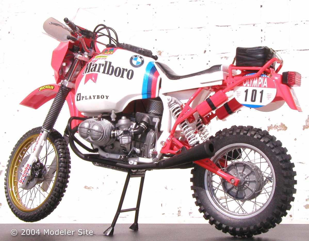 BMW R80GS Paris Dakar Tamiya 1/12 scale - 1/12 Scale Motorcycles
