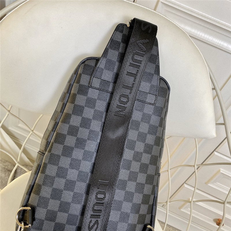 ルイヴィトン ボディバッグ メンズ パロディ風 LOUIS VUITTON ダミエ