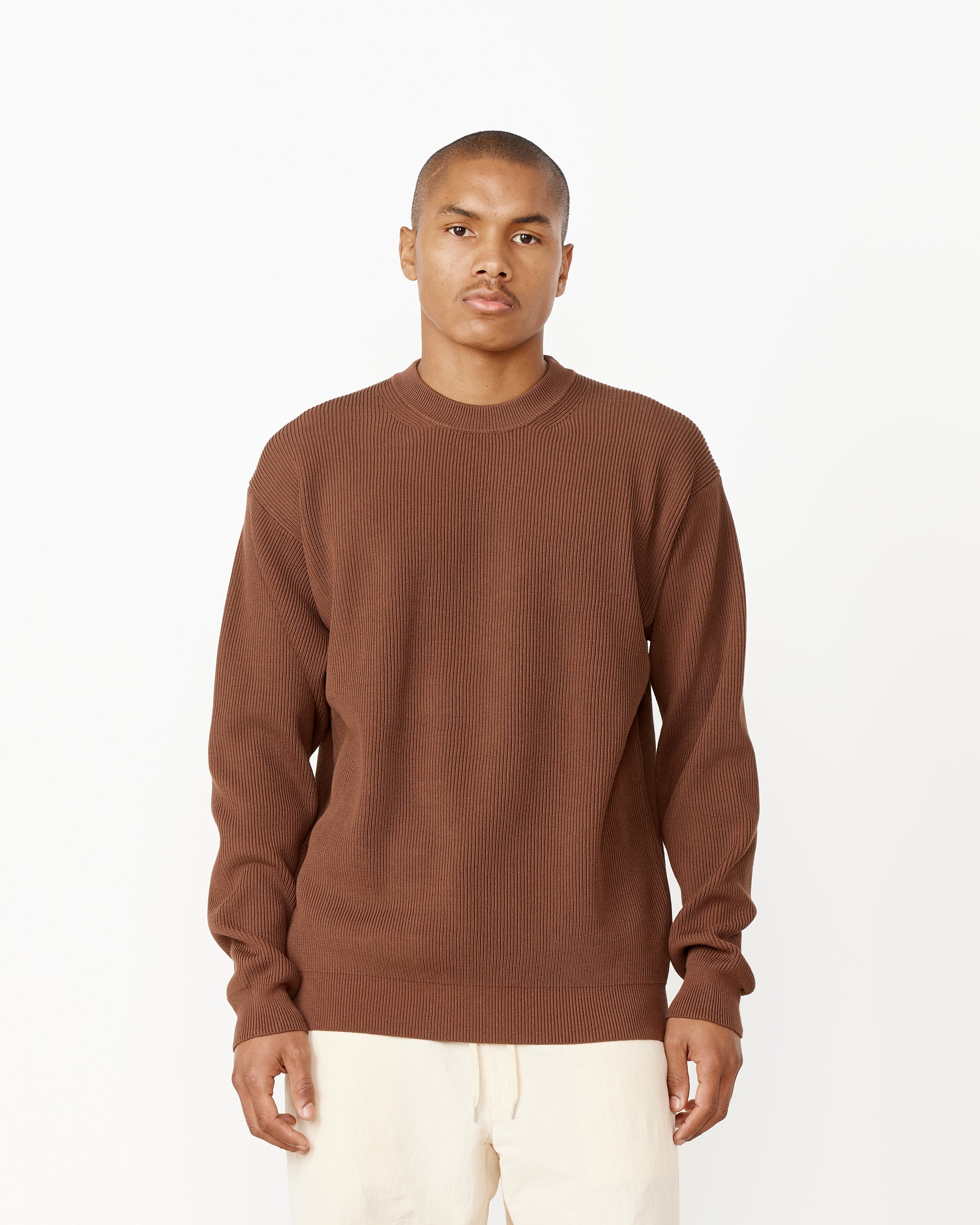 Super Hard Twist Rib Knit Pullover