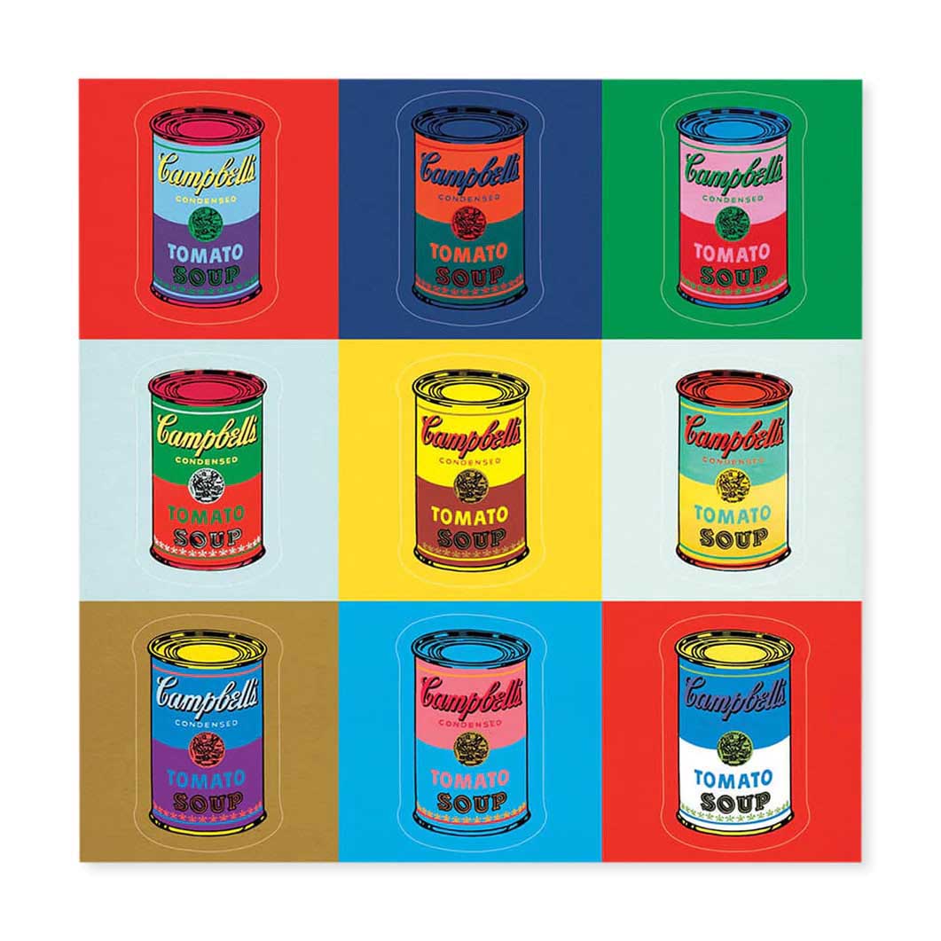 ウォーホル ステッカー Campbell's Soup Cans(Campbell's Soup Cans