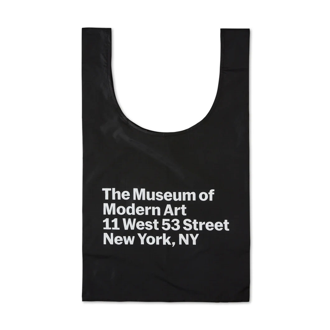 Baggu スタンダードバッグ MoMA Address ブラック(MoMA Address