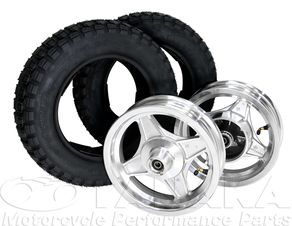 1480w【セット割】ダックス・シャリィ4本ハブ用10インチアルミキャスト