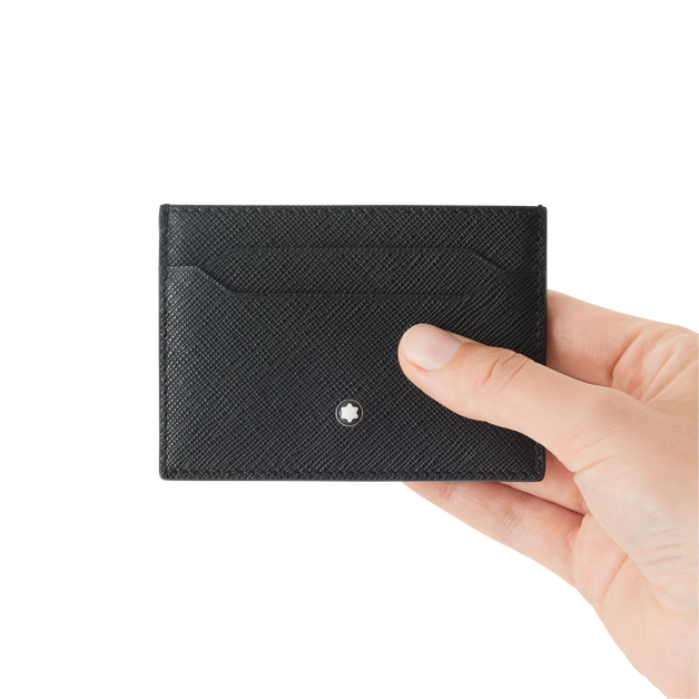 Montblanc Sartorial card holder 5cc - Leather - Black - Montblanc® US
