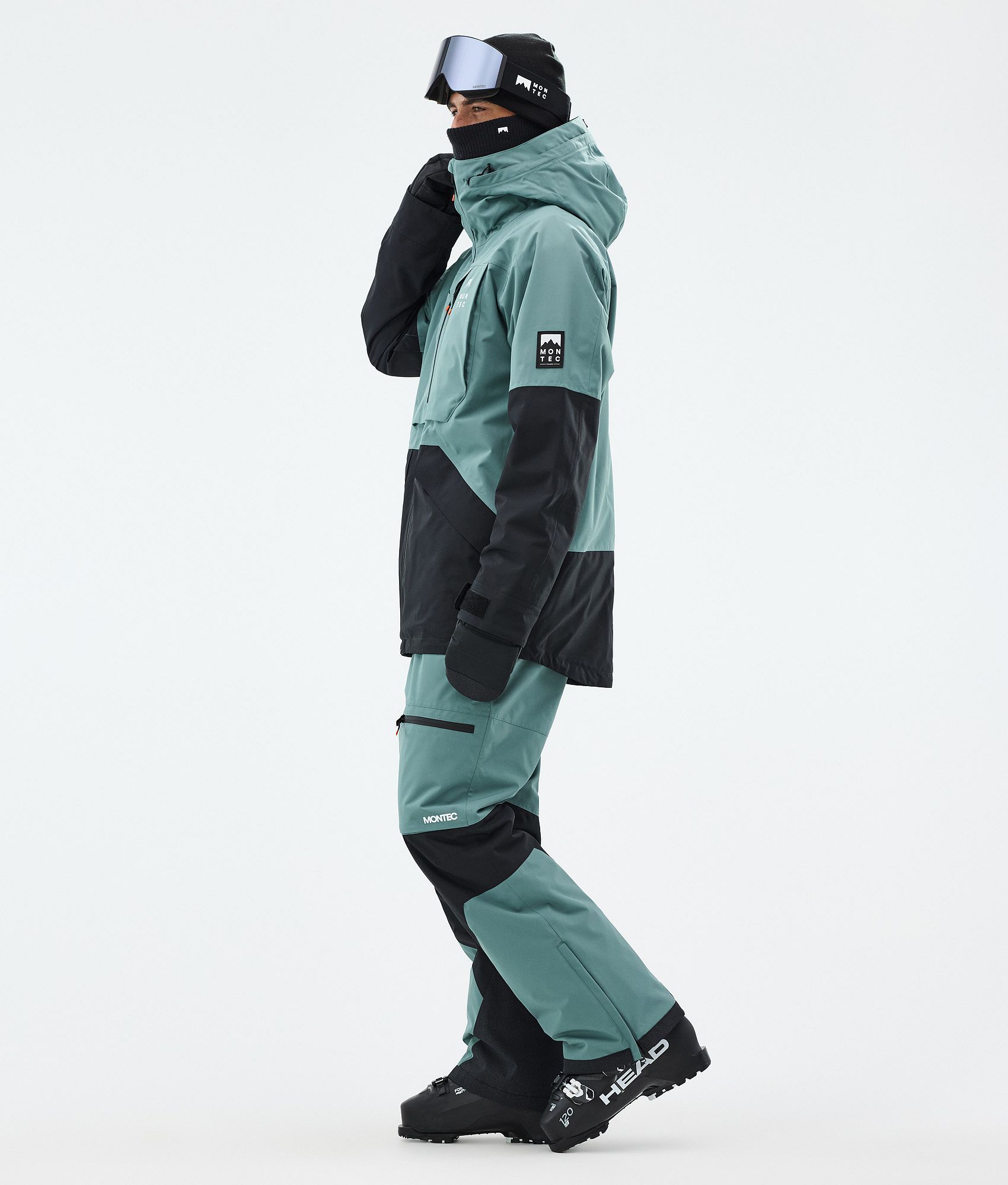 Montec Arch スキージャケット メンズ Atlantic/Black - グリーン