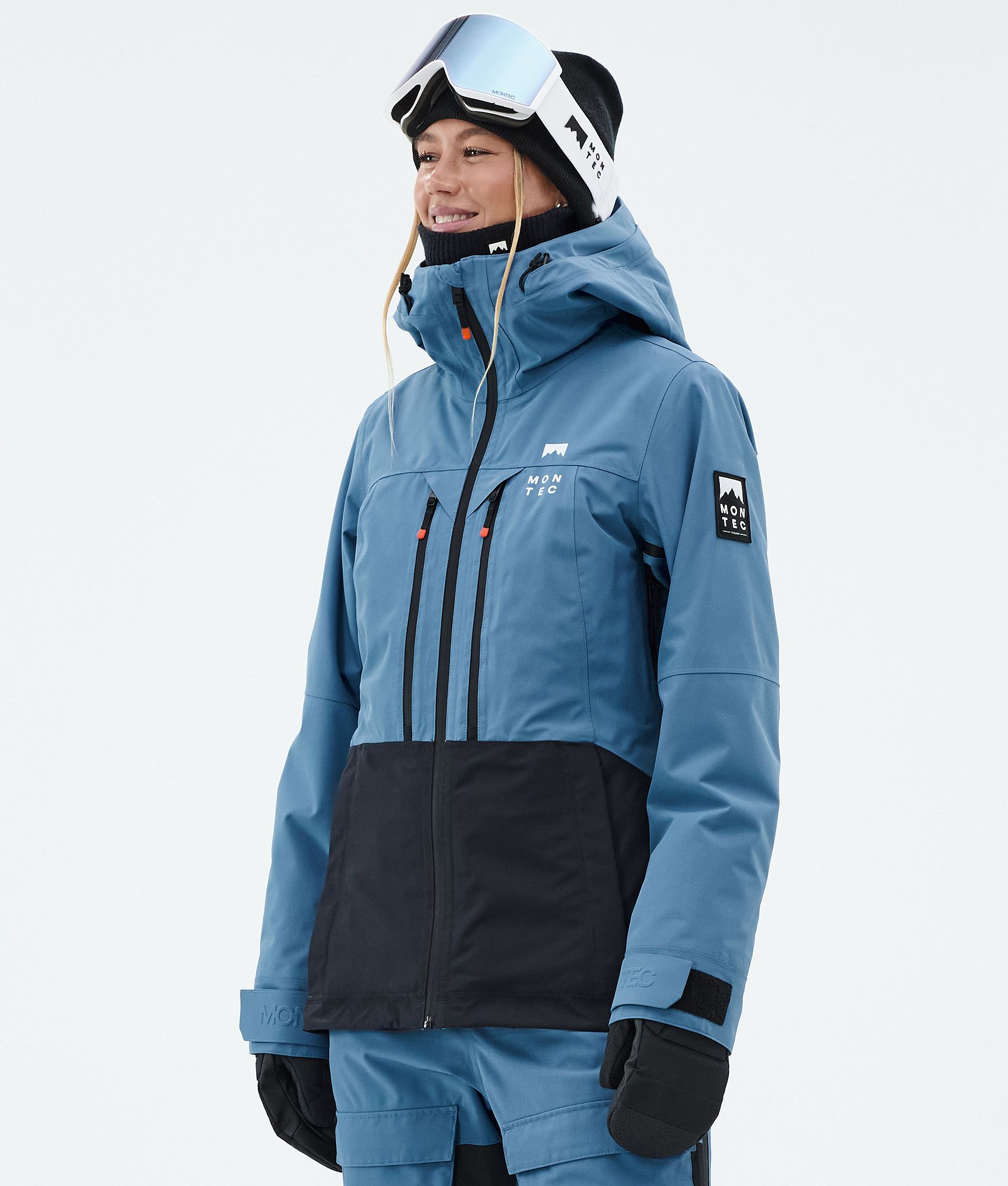 Montec Moss W Ski Jacket Women Blue Steel/Black | Montecwear.com