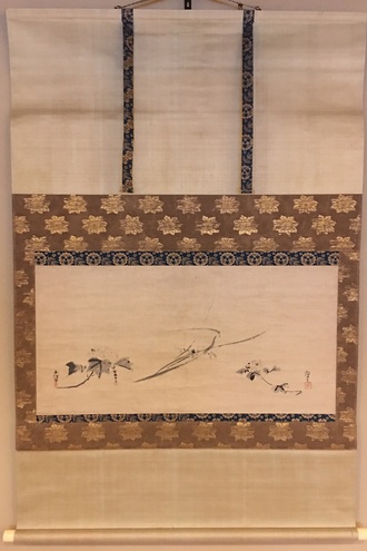 狩野探幽 破墨山水図｜古美術・掛け軸の販売・買取・鑑定-松本松栄堂