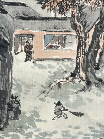 富岡鉄斎 蘭亭旧蹟図｜古美術・掛け軸の販売・買取・鑑定-松本松栄堂