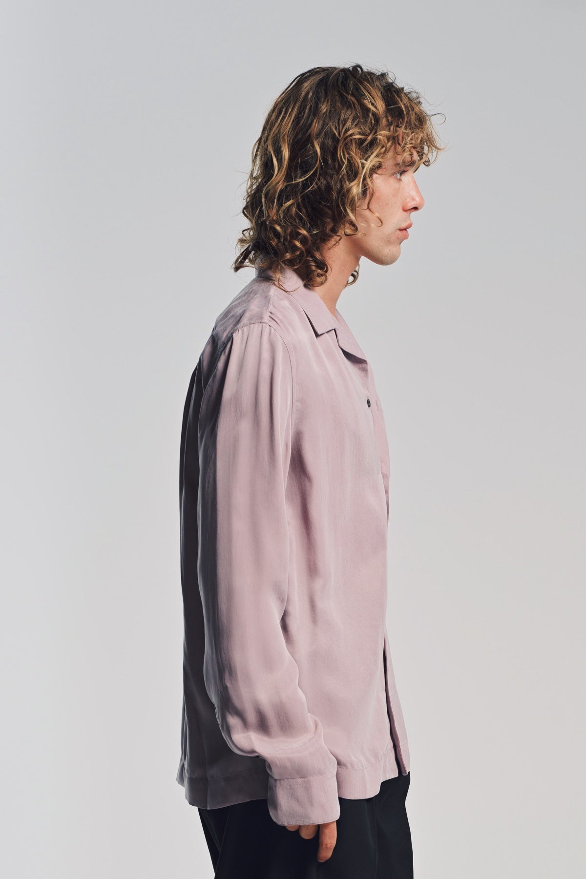 DRIES VAN NOTEN | SAND WASHED LONG SLEEVE SHIRT