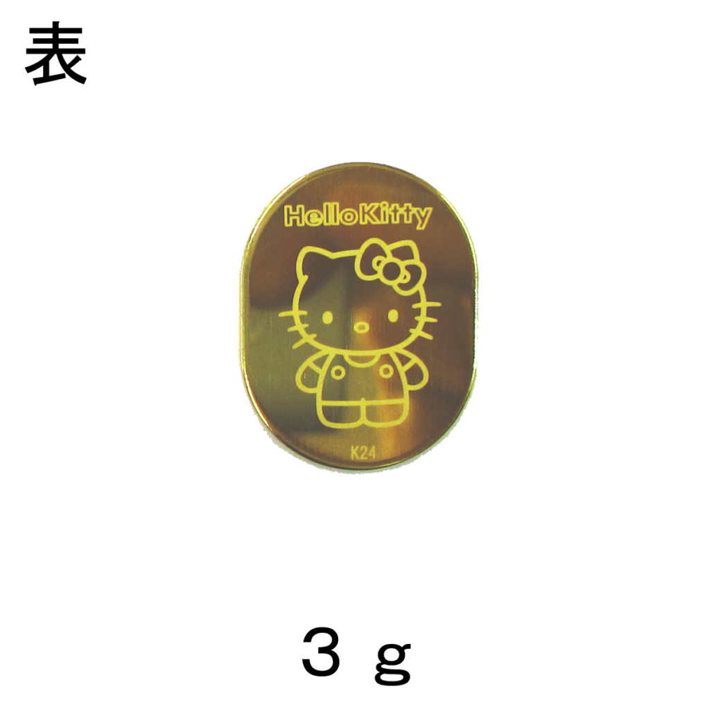 ハローキティ] 純金小判 24金 3g(ハローキティバイメイフェア) | MAYFAIR