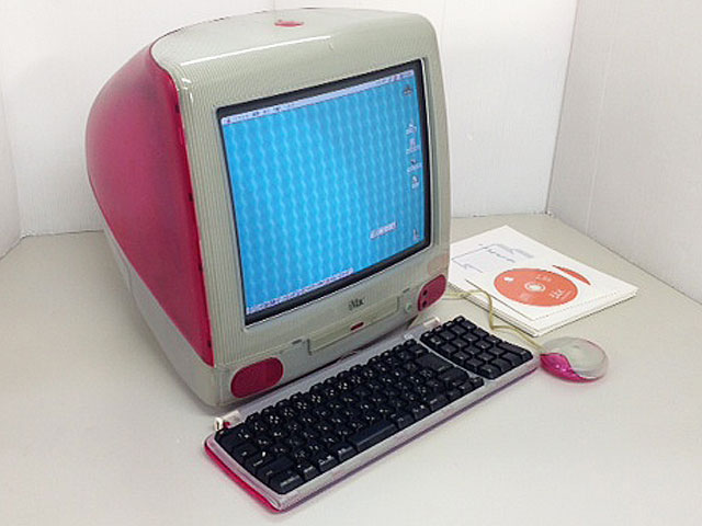 iMac G3 ストロベリー （トレー型）(中古)-Macパラダイス-