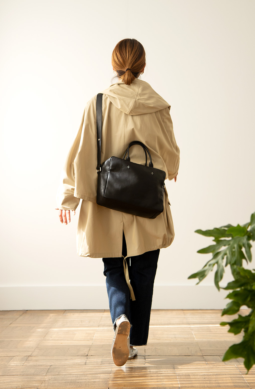 予約】「おかかえバッグ」ブラック「okakaebag」soutiencollar（ステン