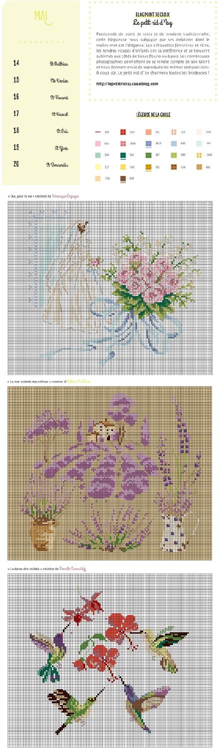 新品】Agenda point de croix 2022 クロスステッチ洋書 クロスステッチ