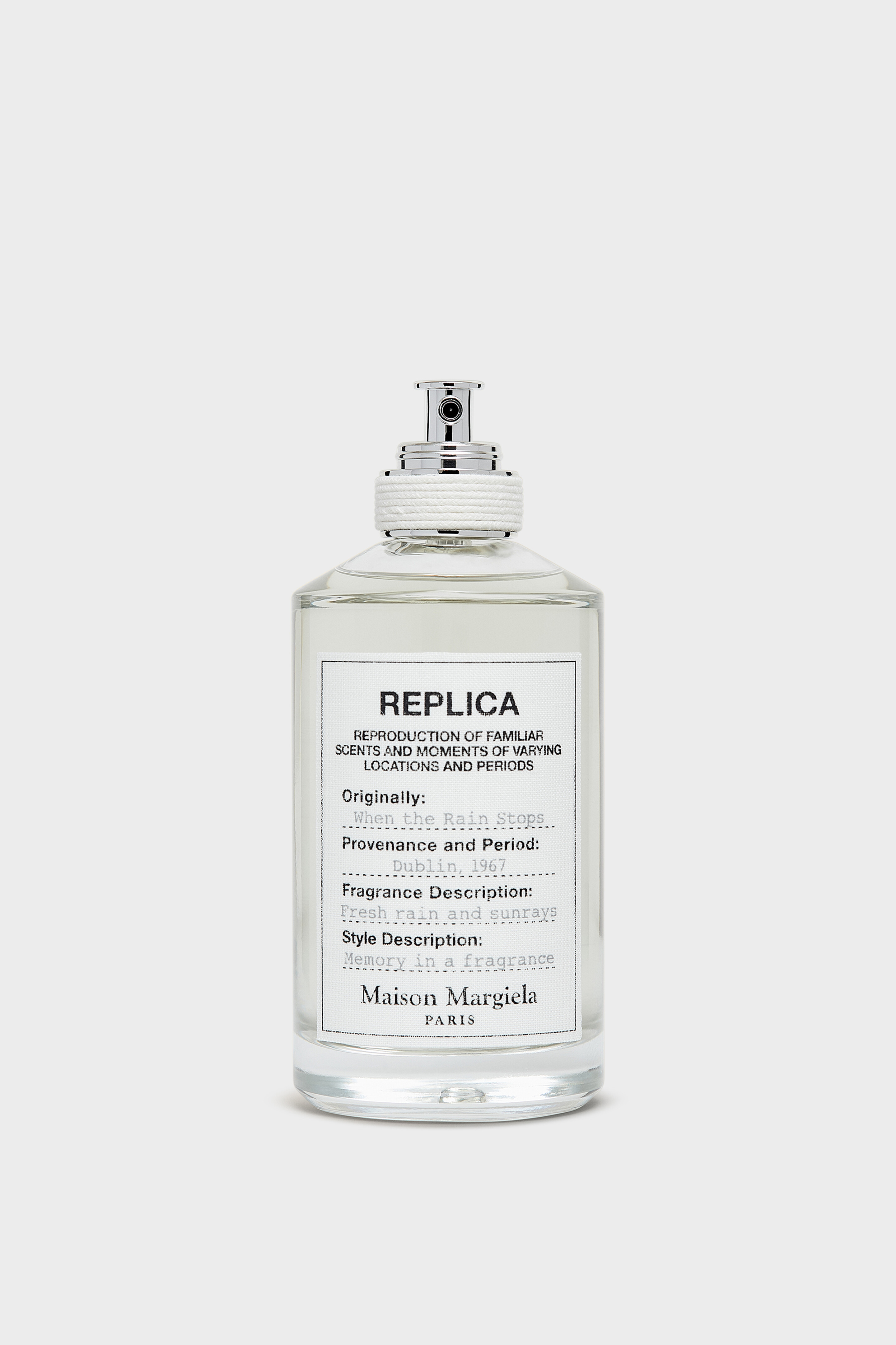 Replica When The Rain Stops オードトワレ｜Maison Margiela