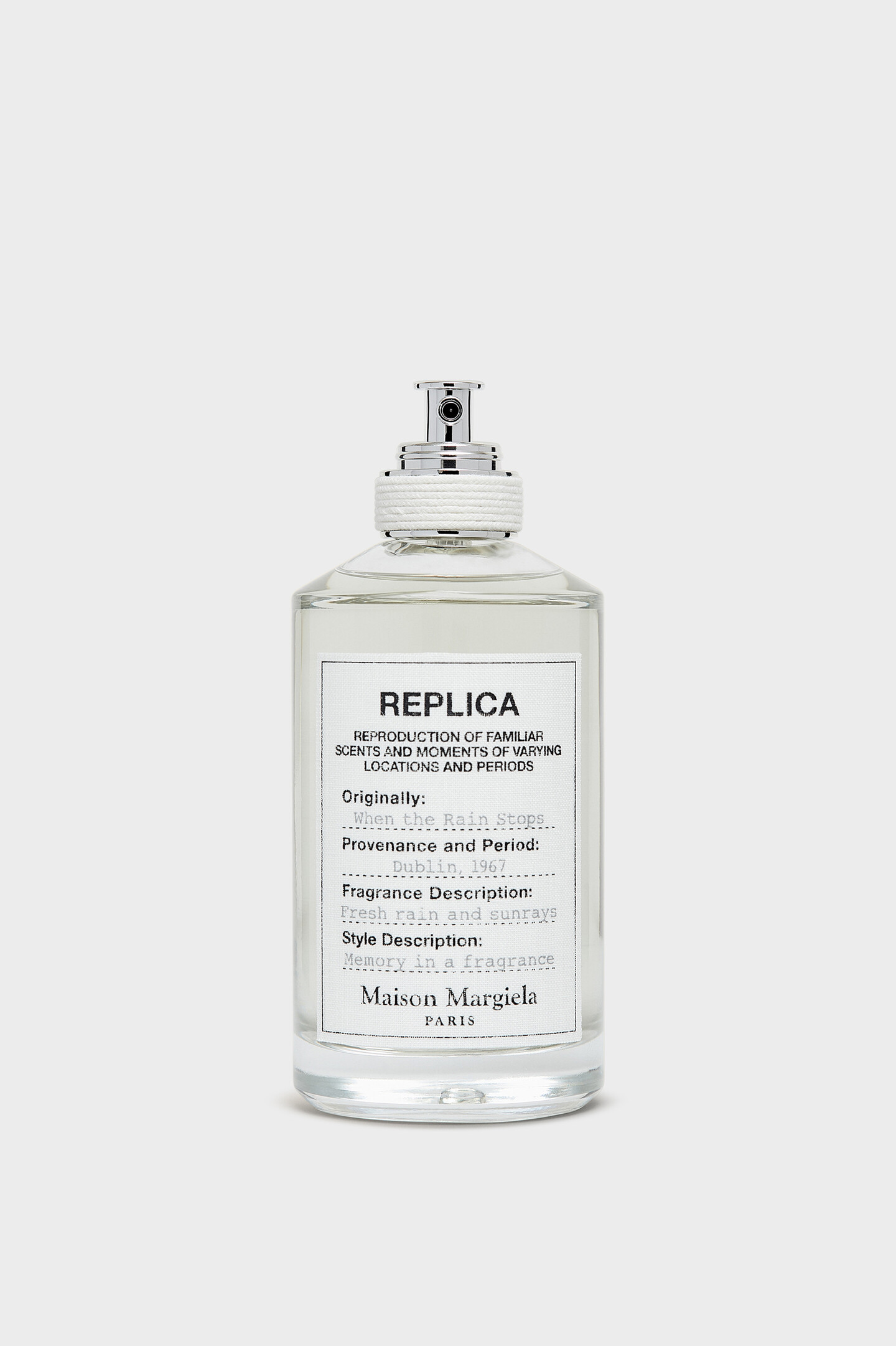 Replica When The Rain Stops Eau De Toilette | Maison Margiela