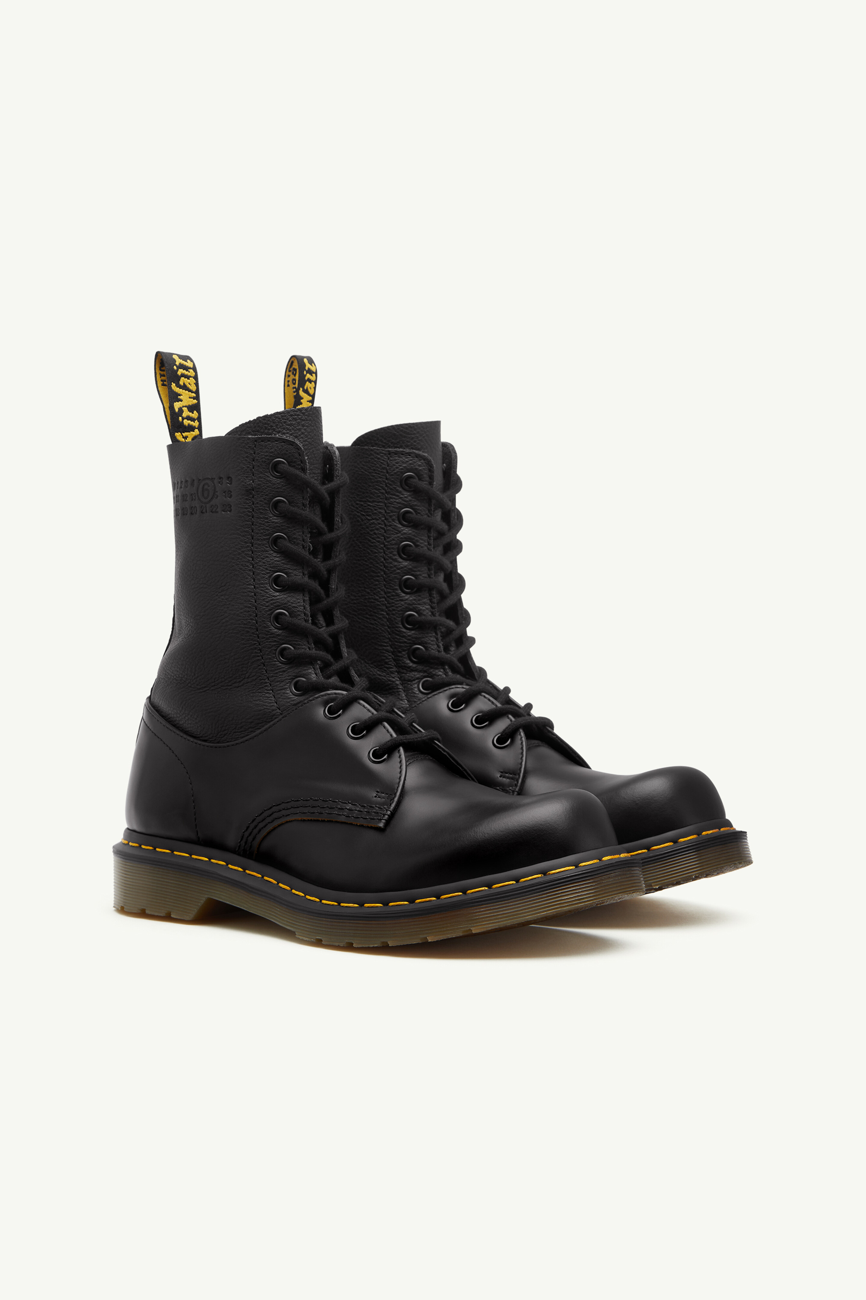 Black Women's Combat Boot - MM6 x Dr. Martens | Maison Margiela