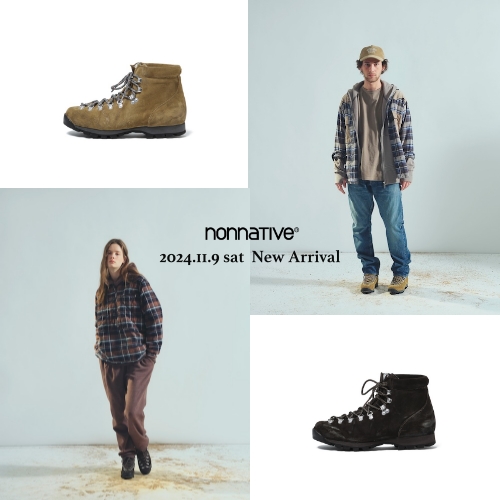 nonnative 2024.11.9 sat New Arrival 『EXPLORER LACE UP BOOTS COW