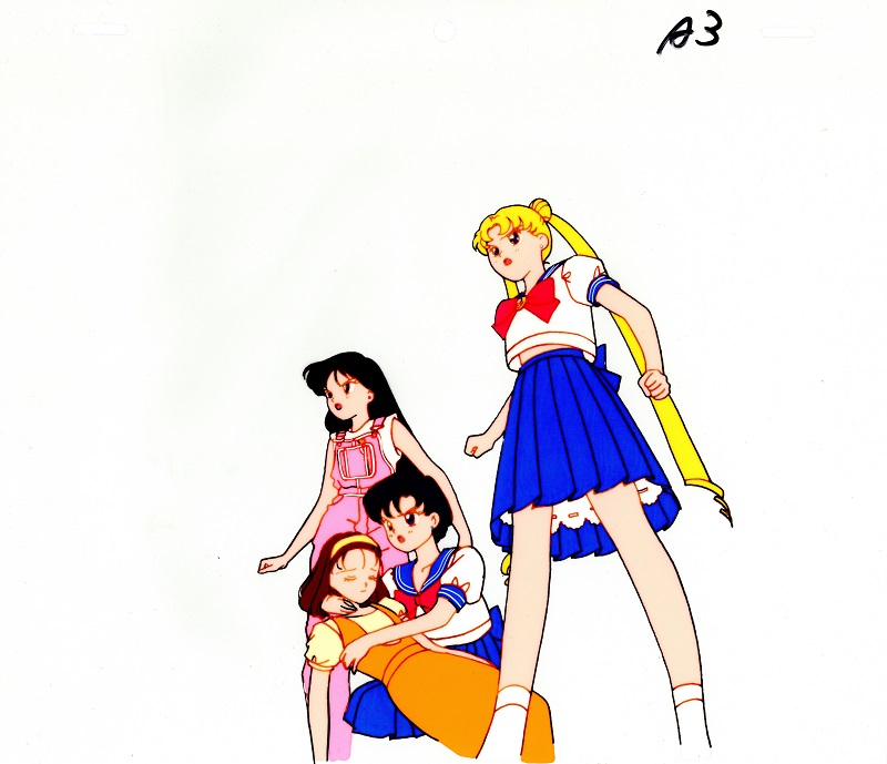 美少女戦士セーラームーンセル画｜月野うさぎ・火野レイ・水野亜美