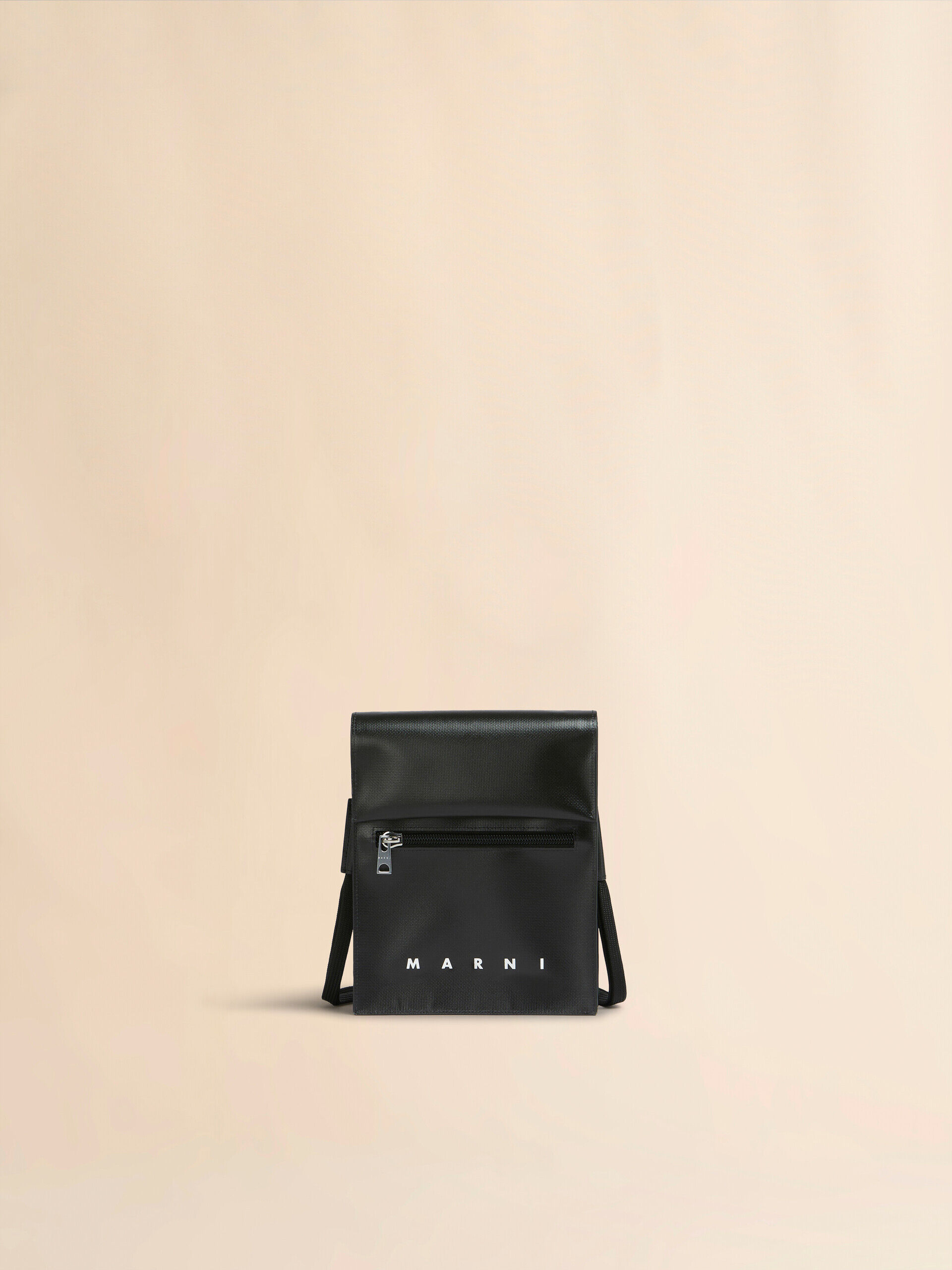 Black pouch with shoelace strap | Marni