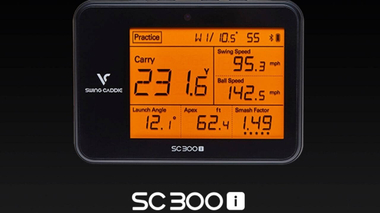 SWING CADDIE SC300i ボイスキャディ ゴルフ弾道測定器 低価格ながら高