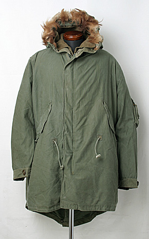 US(米軍) 40's M-48 OD コットン・フィールド・パーカー/ライナー付