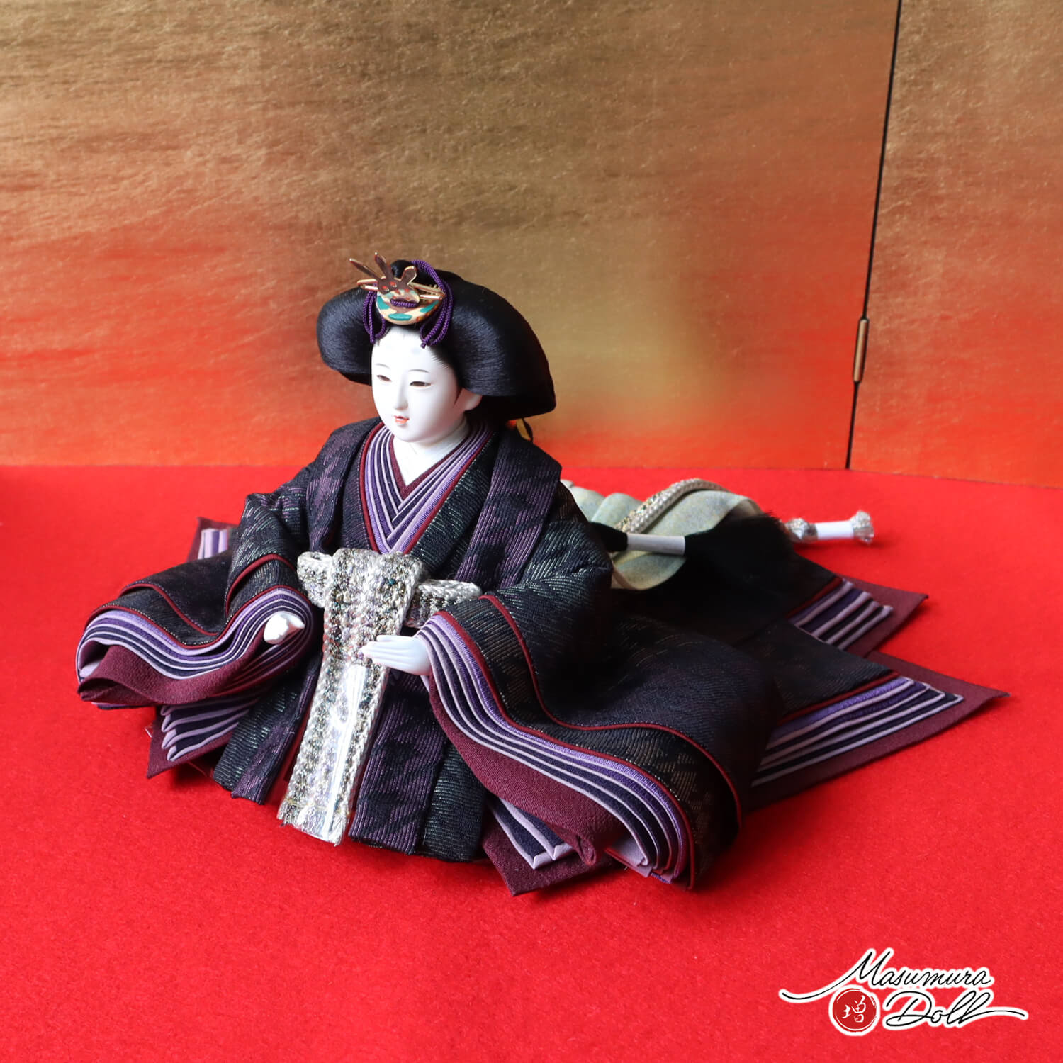 新作 京都 尊正作 10番 正絹西陣錦織(にしきおり) 千鳥模様衣装 京製