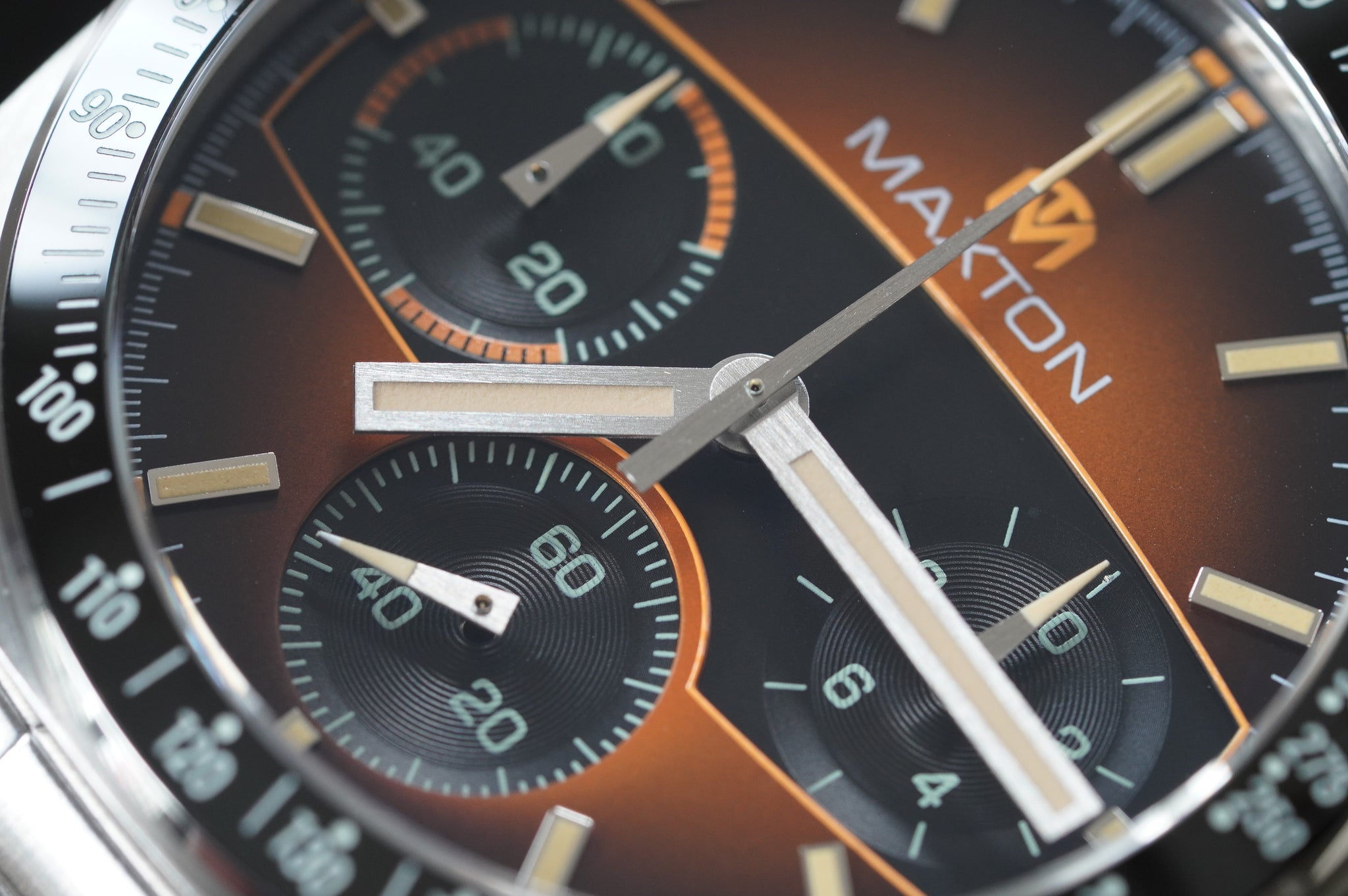 Maxton V2 Men's Watch - Burnt Orange Dial - McDowell Time