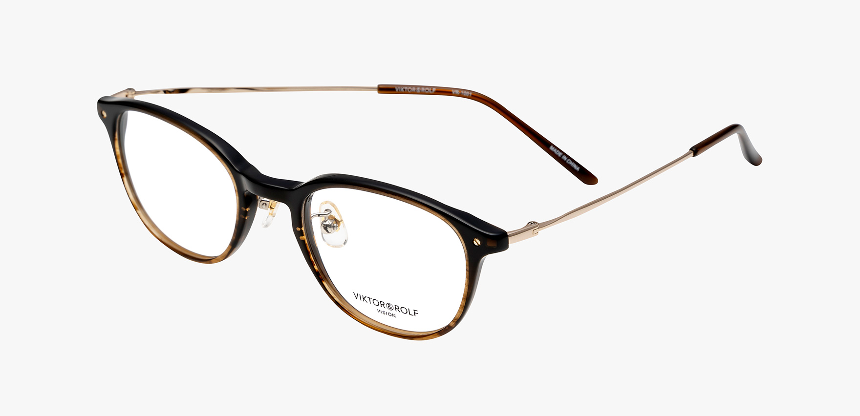 VIKTOR&ROLF VR-1001(49 ﾌﾞﾗｳﾝﾊｰﾌ): メガネフレーム｜眼鏡市場【公式