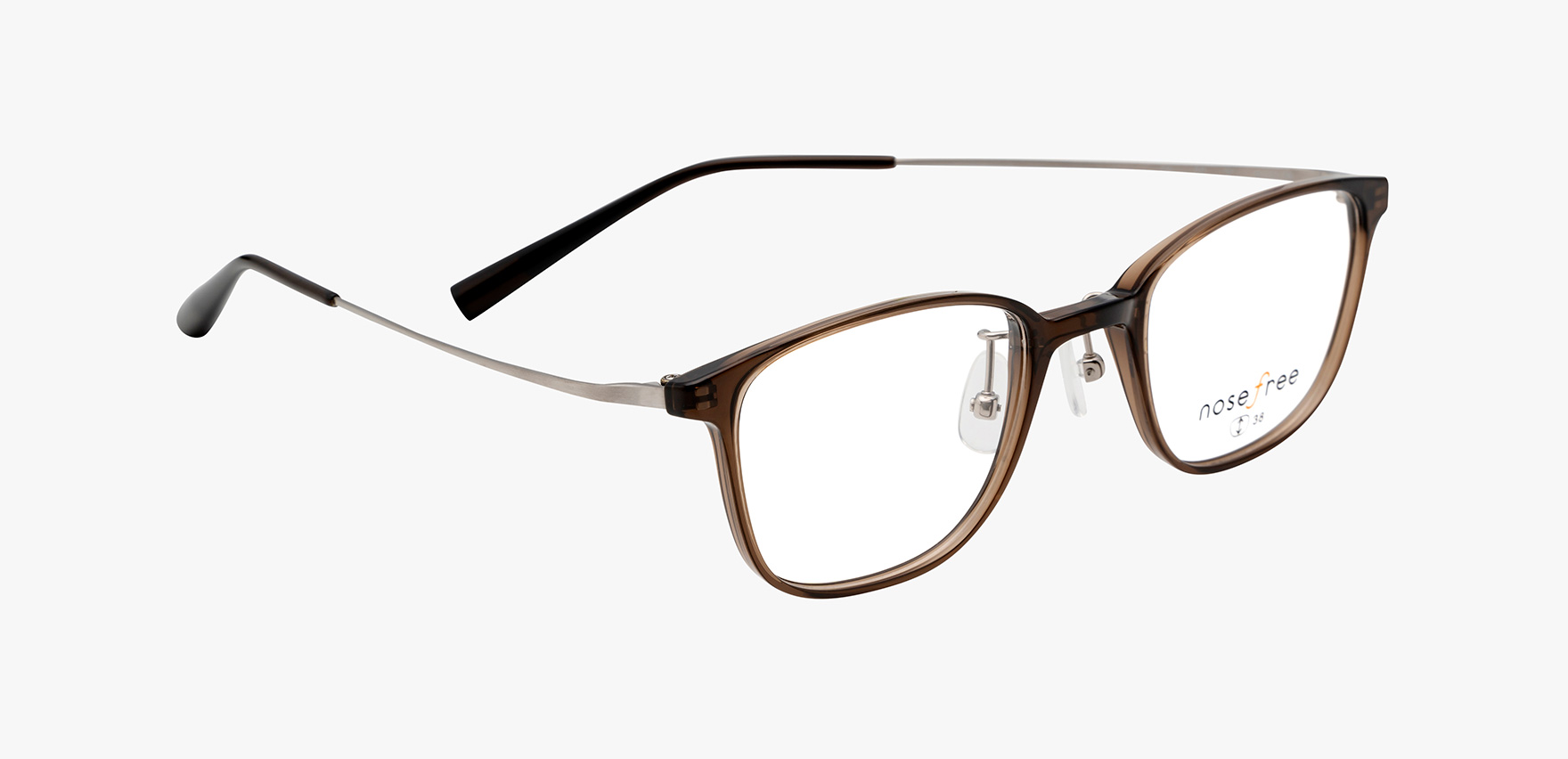 nosefree NOF-212(49 ﾌﾞﾗｳﾝ): メガネフレーム｜眼鏡市場【公式