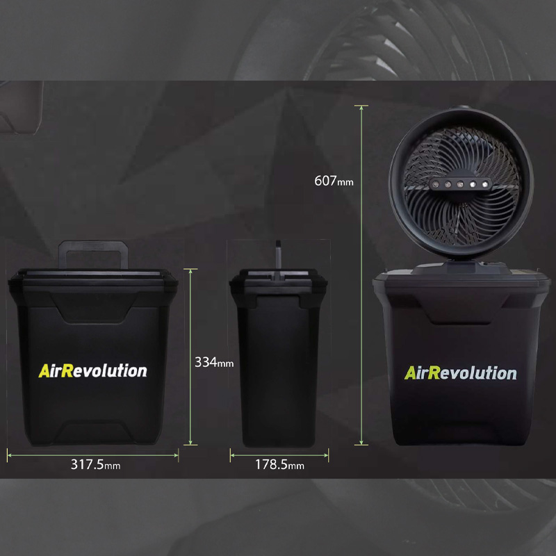 2025年モデル】充電式コンパクトミストファン AirRevolution MIST FAN
