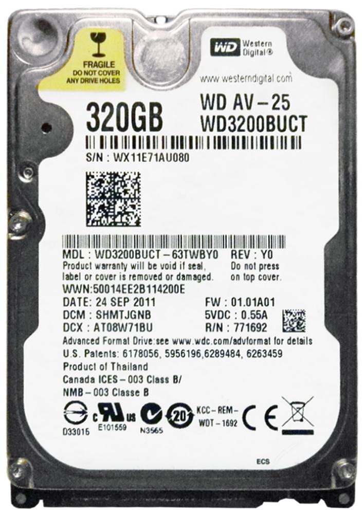 WD3200BUCT-63TWBY0 Western Digital Hard Drive