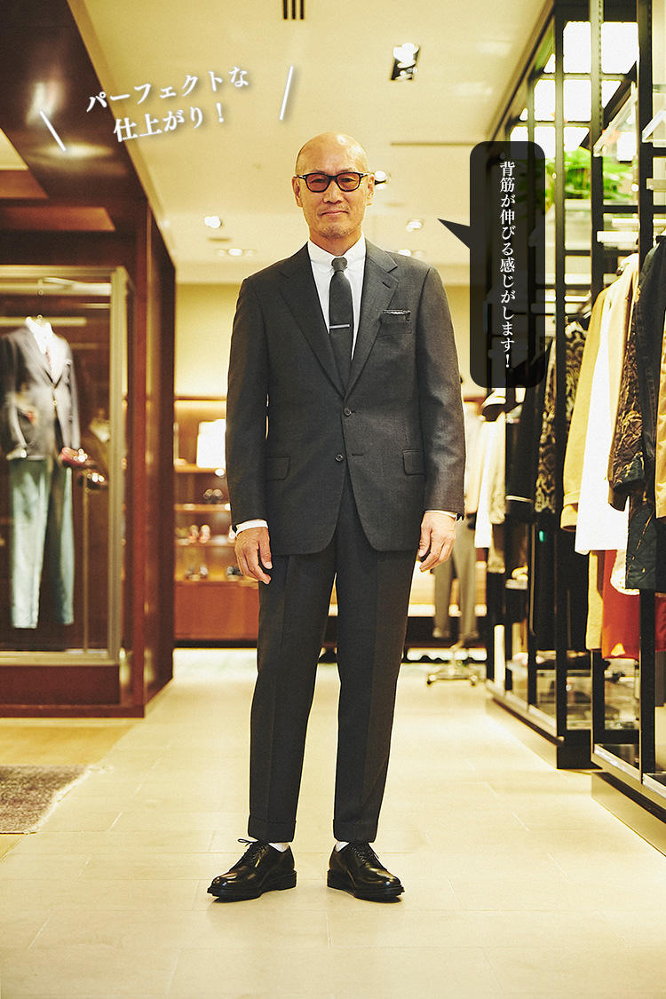 仕事で勝てる」ビジネススーツが、トゥモローランドのセミオーダーで