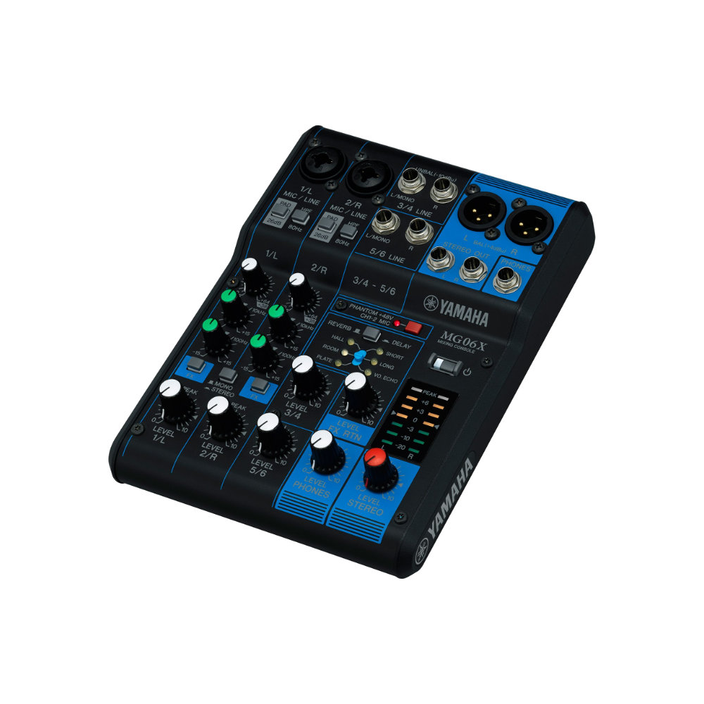 YAMAHA アナログミキサー MG06X【福山楽器センター】