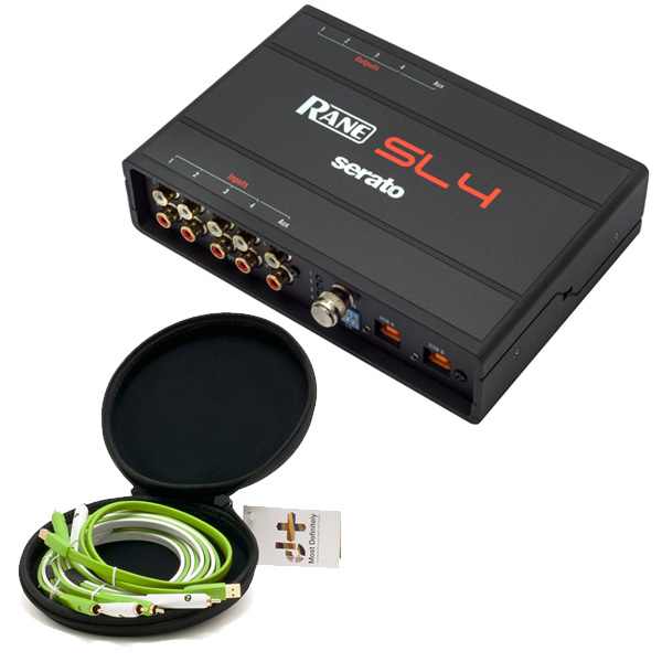 美品】RANE SL4 Serato DJ (Control Vinyl付き) 美品】RANE SL4 Serato