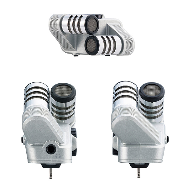 Zoom(ズーム) ／ iQ6 XYステレオマイク 【iPhone Lightning コネクタ