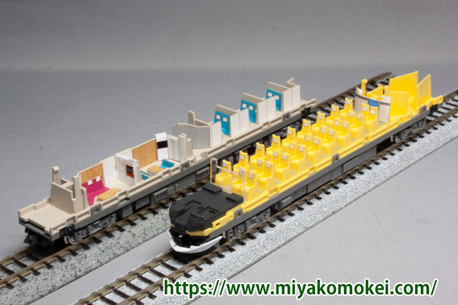 Nゲージ】 エヌ小屋 しまかぜ 室内パーツ他入荷しました | 鉄道模型