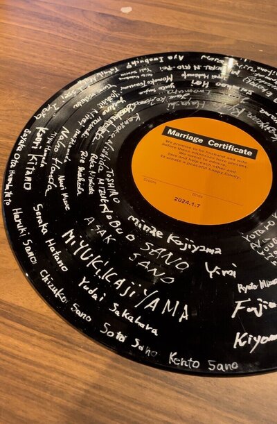 音楽好きの方必見な「結婚証明書」♪｜ブログ｜Mia Via