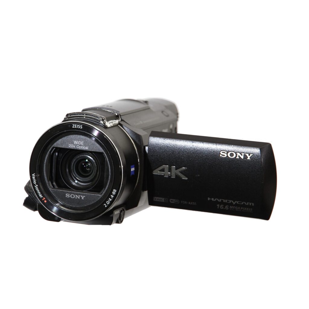 SONY FDR-AX45 ビデオカメラ(ジャンク)＋マイクECM-GZ1M SONY FDR-AX45