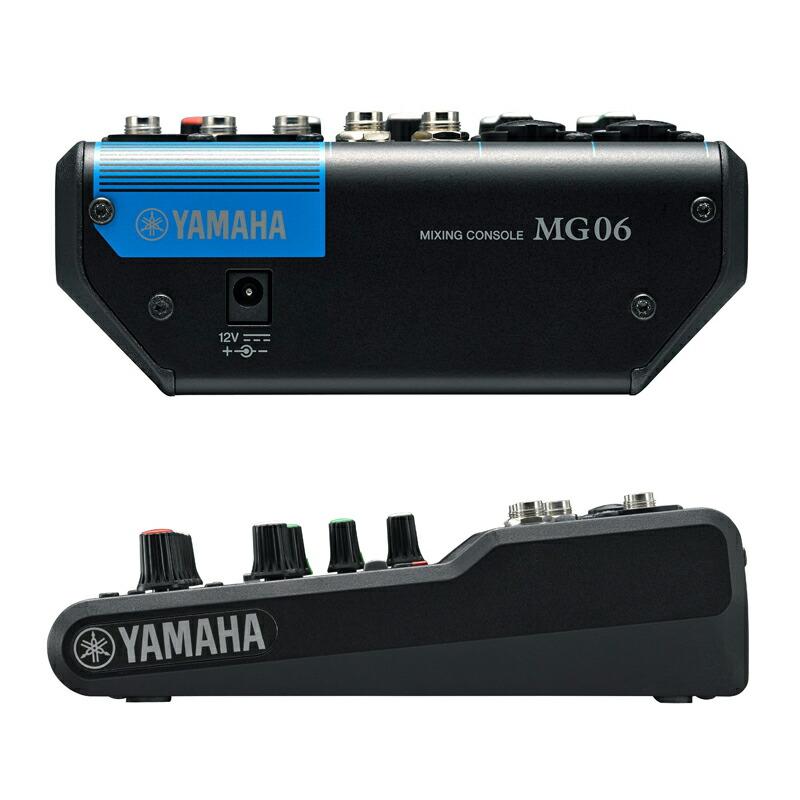 YAMAHA MG06 コンパクト ミキサー + PGA48XLR ダイナミック マイク +