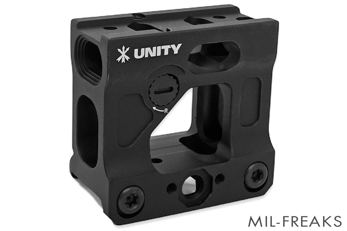 PTS UNITY FAST Micro オプティック マウント ブラック │ ミリタリー