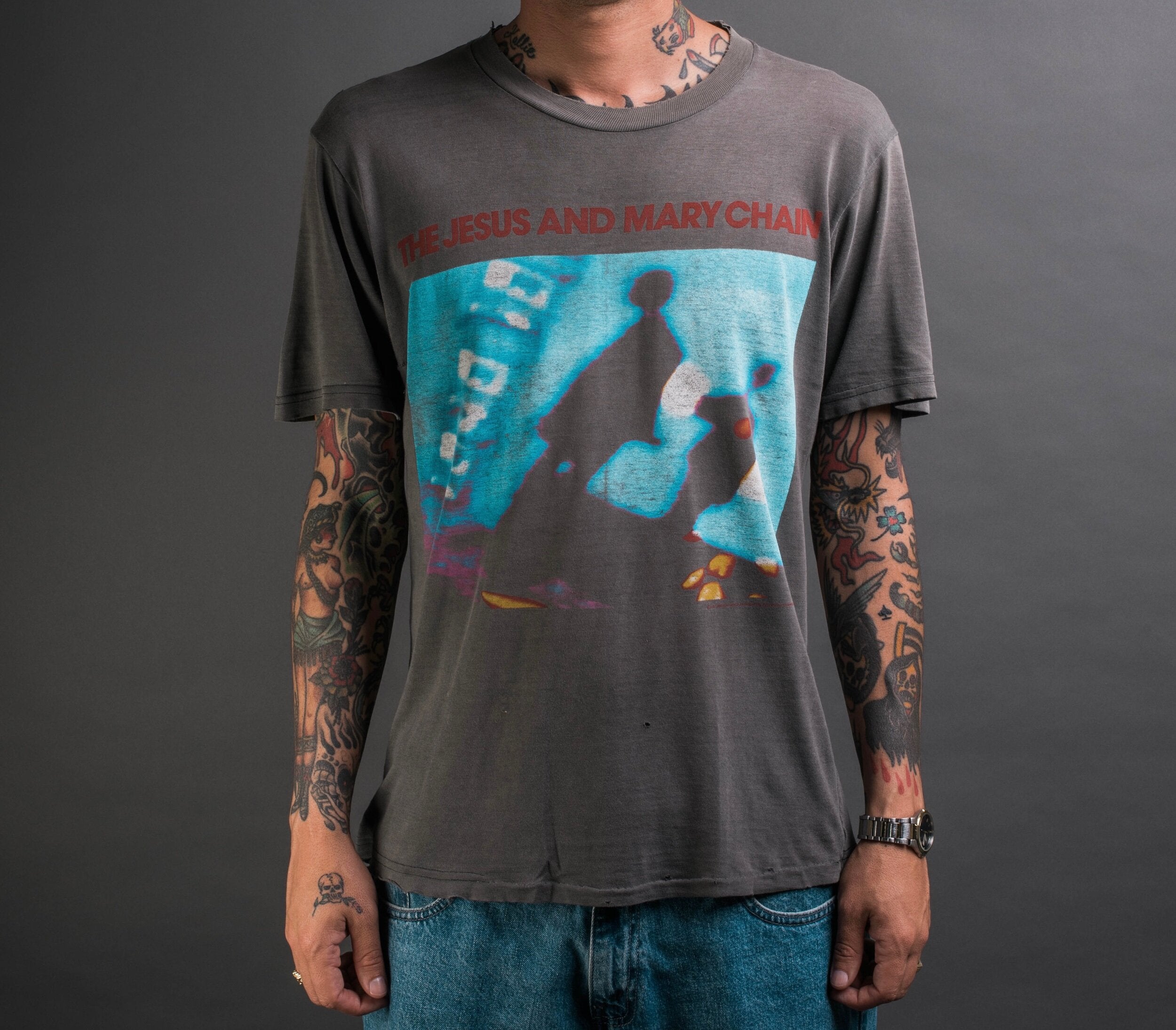 Vintage 1987 The Jesus And Mary Chain Darklands T-Shirt – Mills