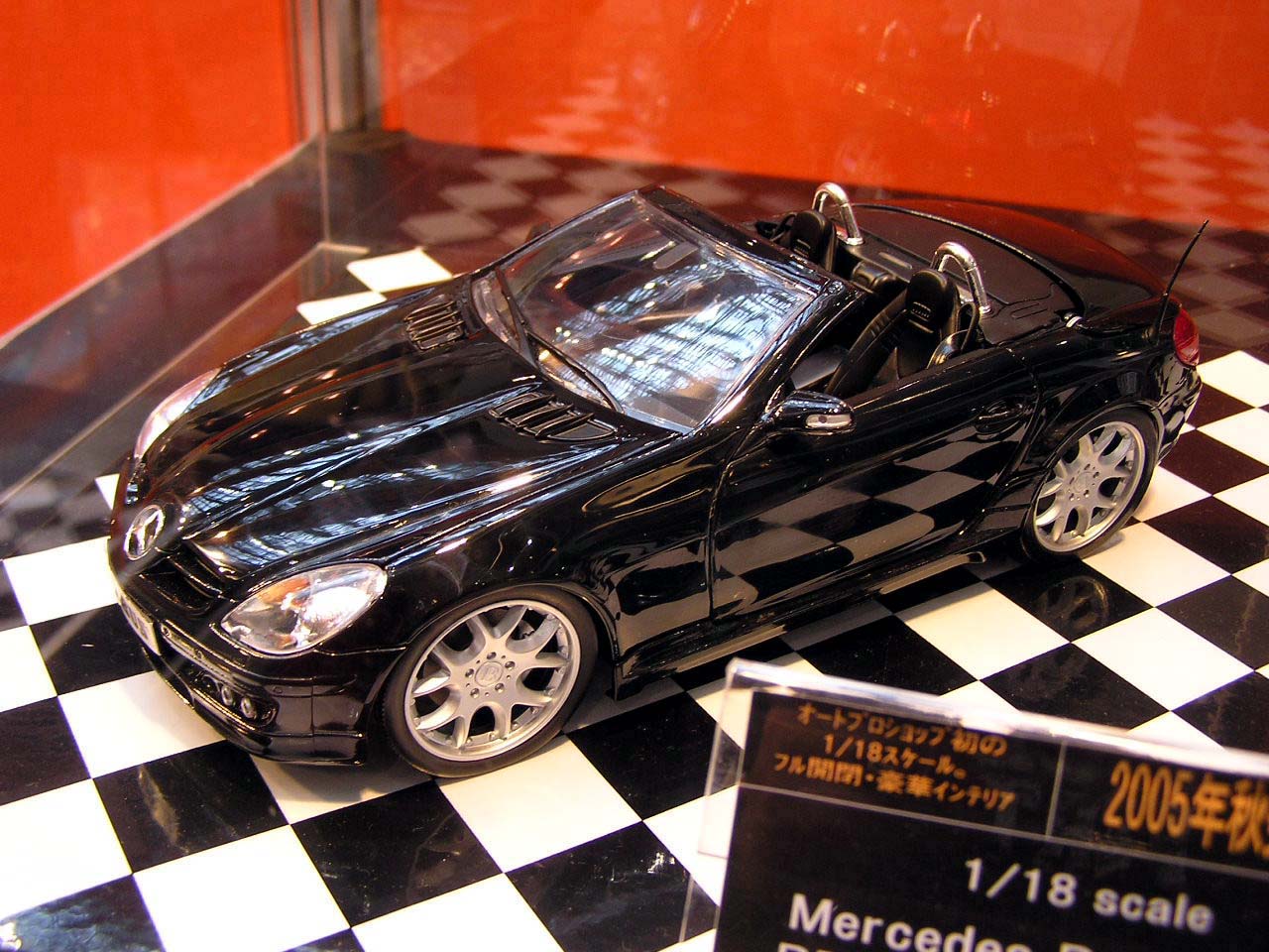 ホットワークス 1/18 メルセデスベンツSLK R171 2点セット 現状品