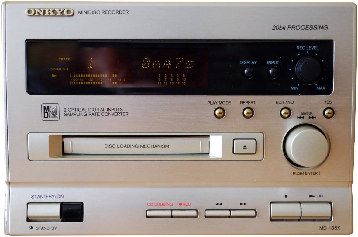 Onkyo MD-185X [MiniDisc Wiki]