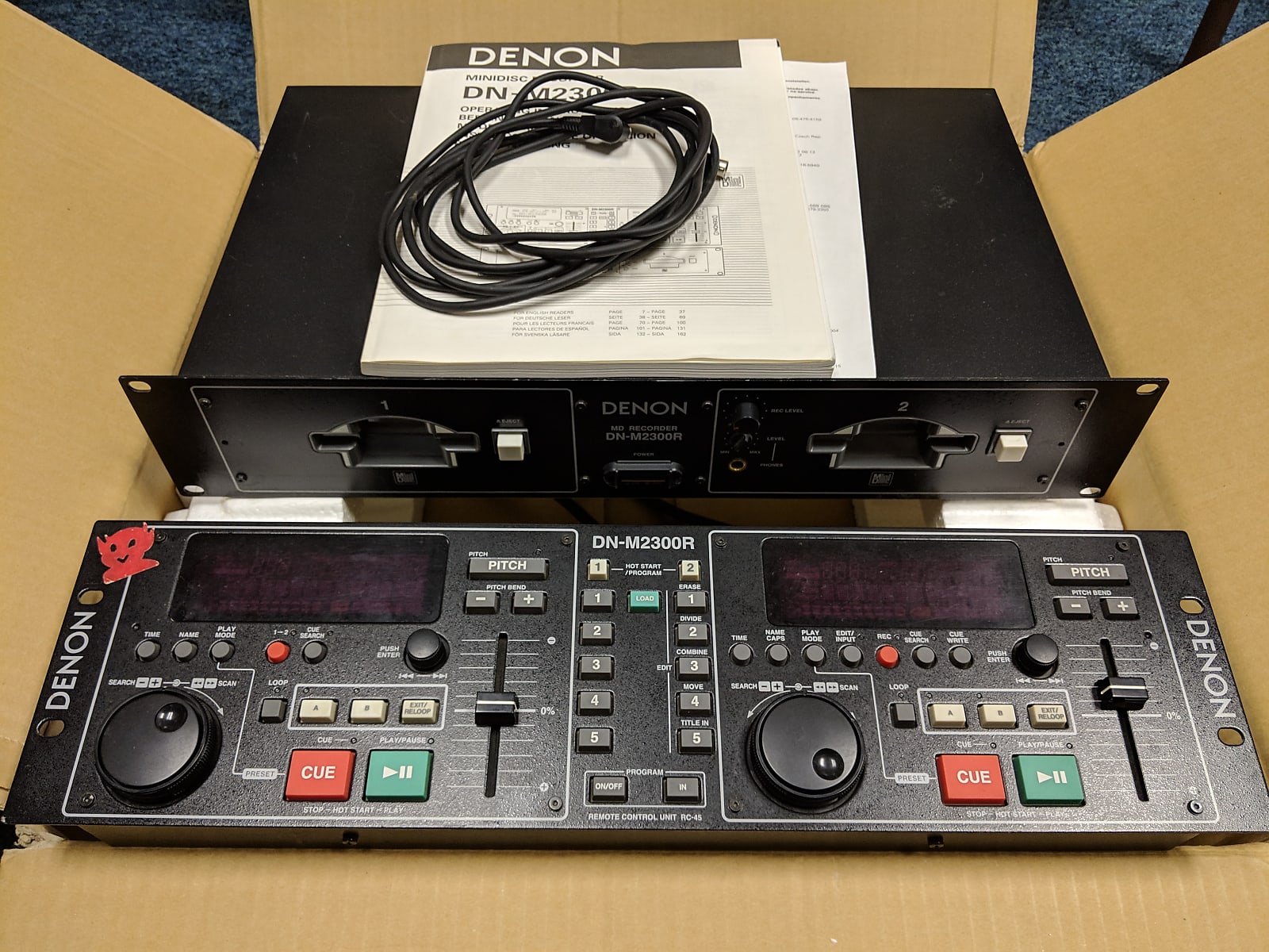 美品】DENON DN-M2300R MDレコーダー デノン Denon DN-M2300r
