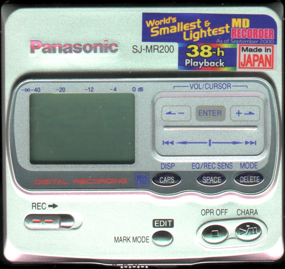 Panasonic SJ-MR200 [MiniDisc Wiki]