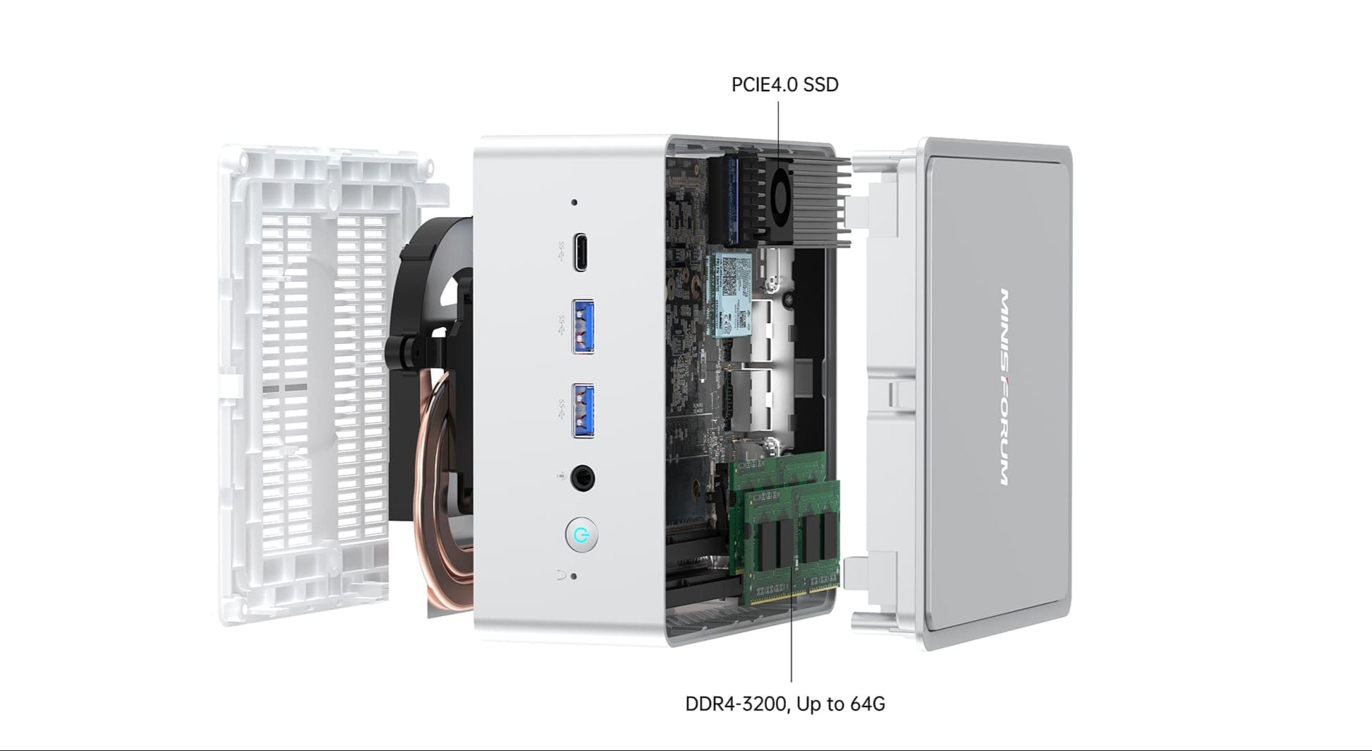 Minisforum NAB6 Lite ミニPC|Intel Core i5-12600H