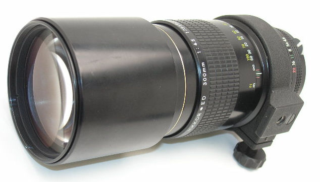 Pre-AI version of the Nikkor 300mm f/4.5 ED and Nikkor 300mm f/4.5