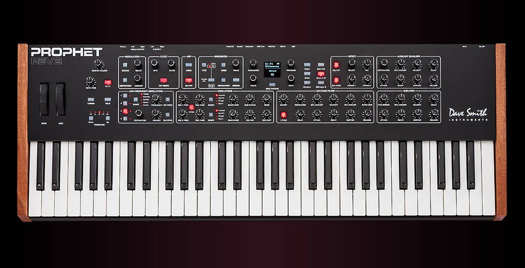 Dave Smith Instruments Prophet Rev2 モダン・クラシックスタイルの名