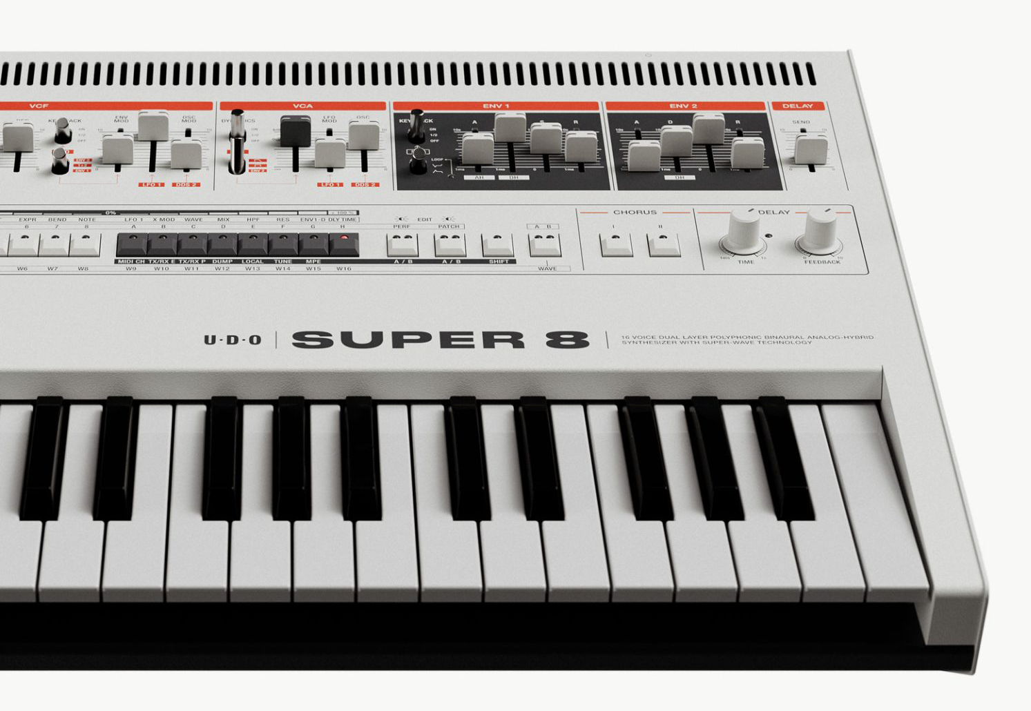 UDO Audioが8ボイス・ポリフォニック・バイティンバー・アナログ